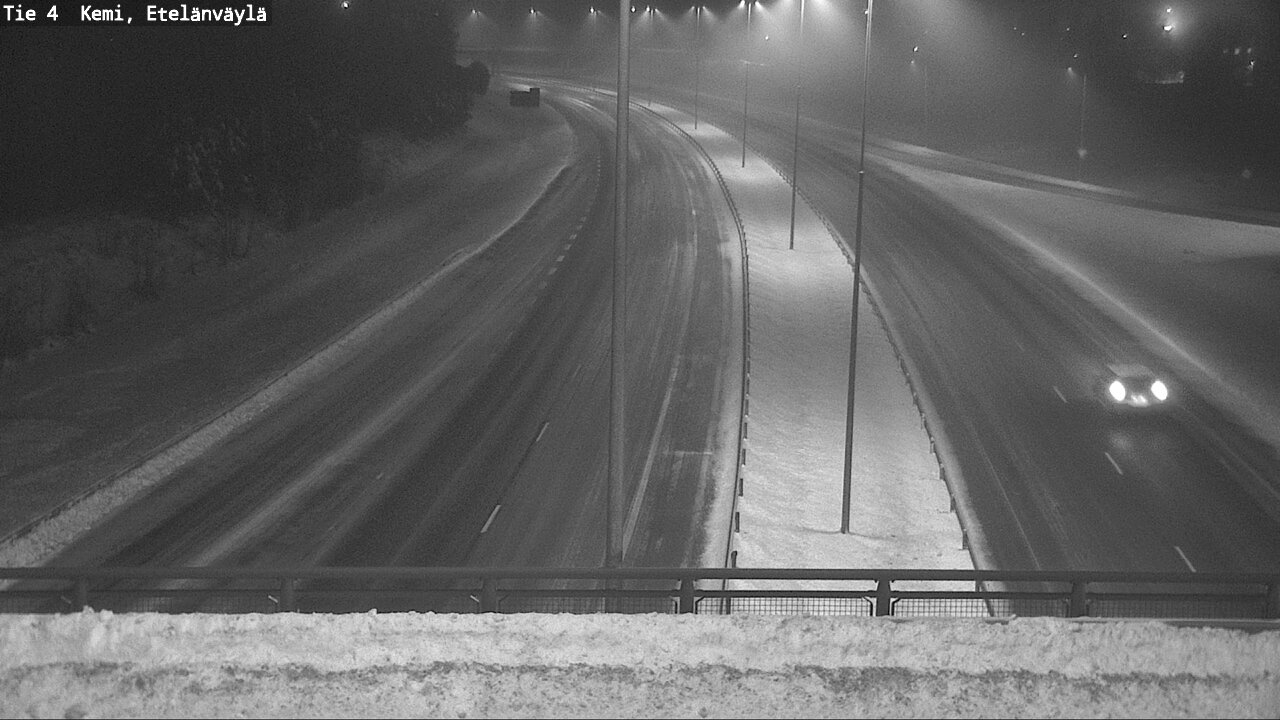 Weather Camera Image Road 4 Kemi, Etelänväylä, Kemi, Lappi