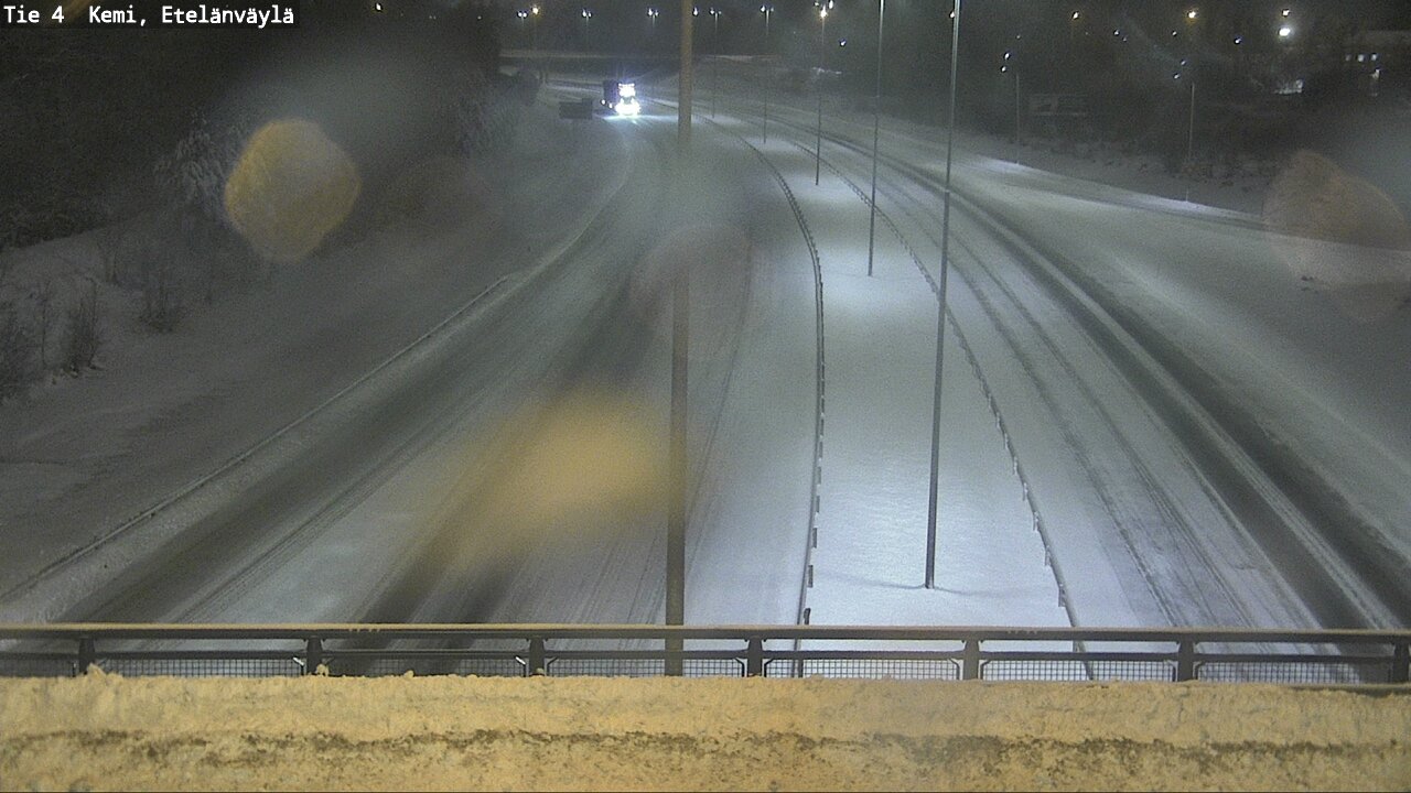 Weather Camera Image Road 4 Kemi, Etelänväylä, Kemi, Lappi