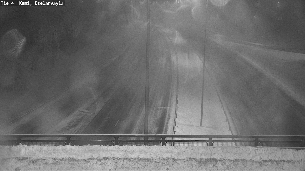 Weather Camera Image Road 4 Kemi, Etelänväylä, Kemi, Lappi