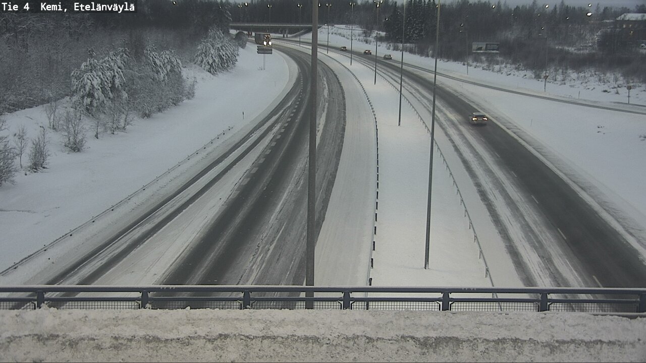 Kelikamerat Kuva Tie 4 Kemi, Etelänväylä, Kemi, Lappi