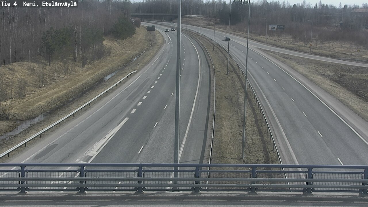 Weather Camera Image Väg 4 Kemi, Etelänväylä, Kemi, Lappi