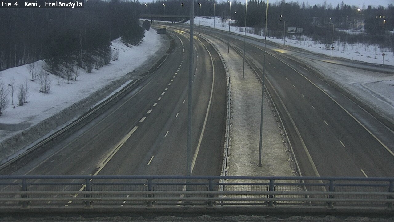 Kelikamerat Kuva Tie 4 Kemi, Etelänväylä, Kemi, Lappi