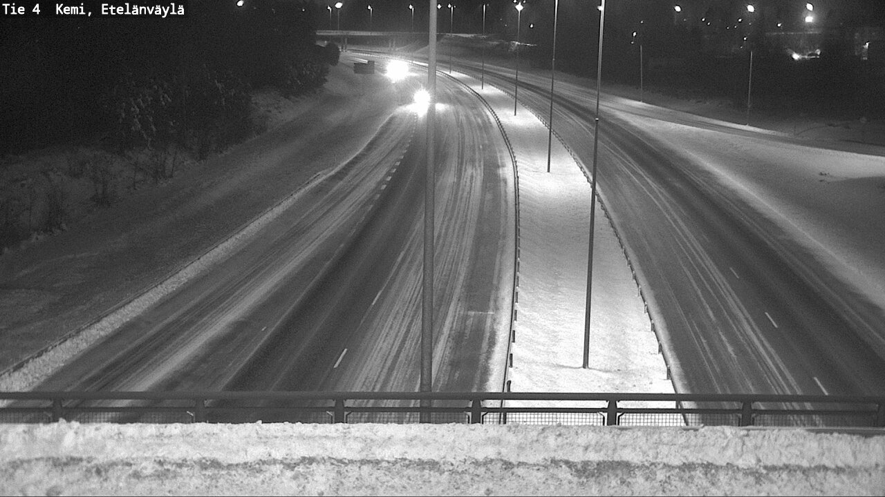 Weather Camera Image Road 4 Kemi, Etelänväylä, Kemi, Lappi