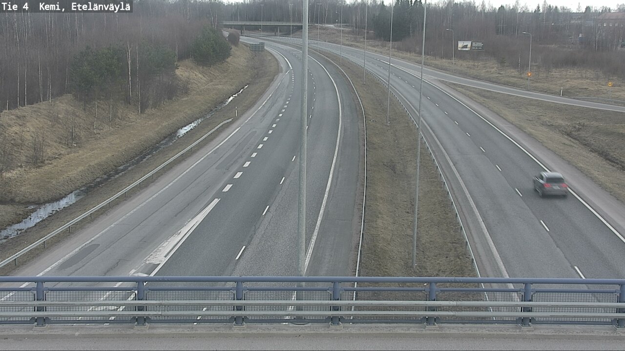 Weather Camera Image Väg 4 Kemi, Etelänväylä, Kemi, Lappi