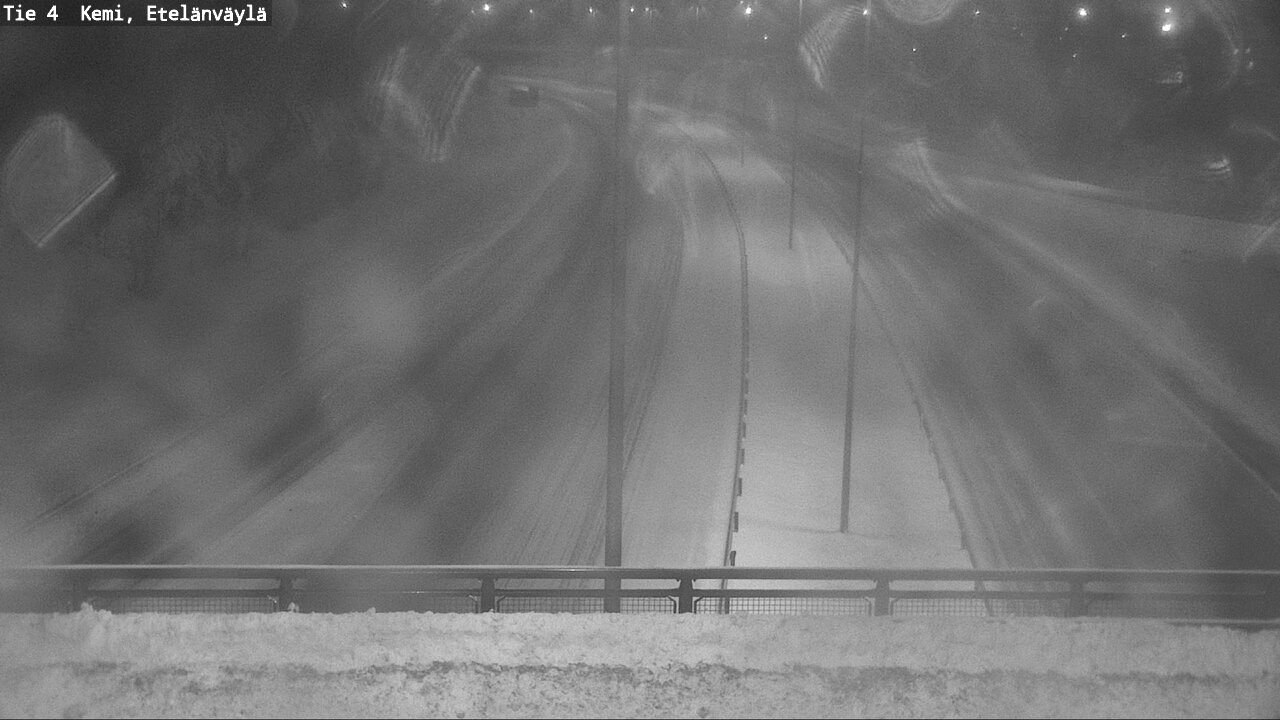 Weather Camera Image Road 4 Kemi, Etelänväylä, Kemi, Lappi
