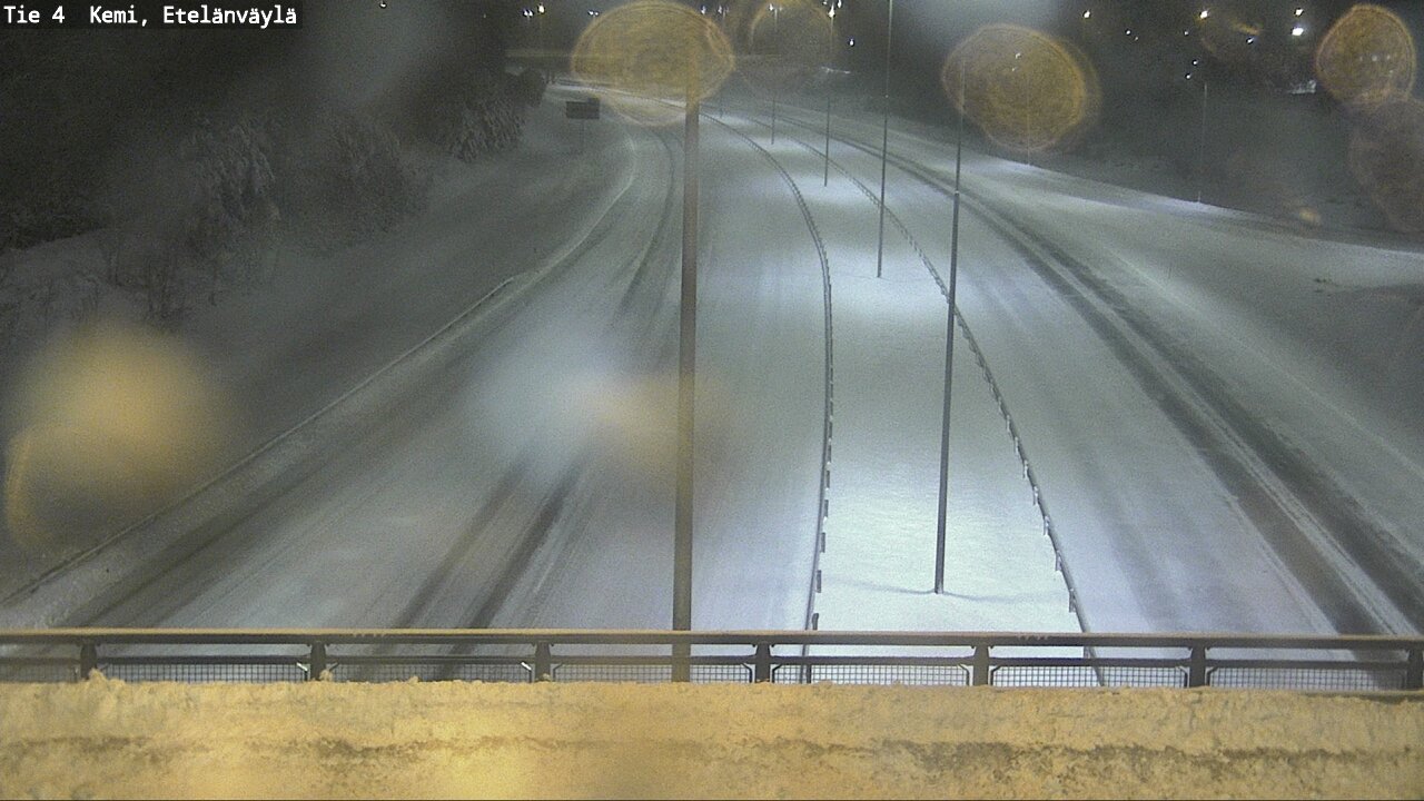 Weather Camera Image Road 4 Kemi, Etelänväylä, Kemi, Lappi