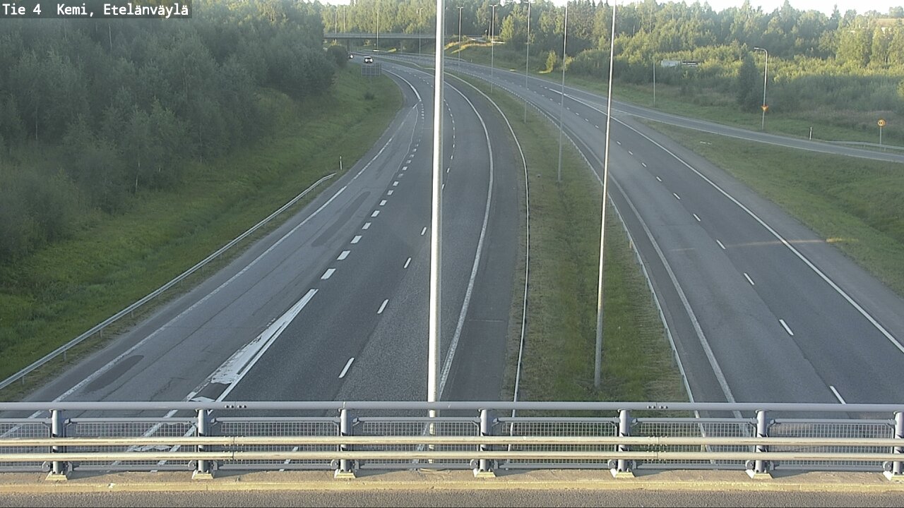 Weather Camera Image Road 4 Kemi, Etelänväylä, Kemi, Lappi