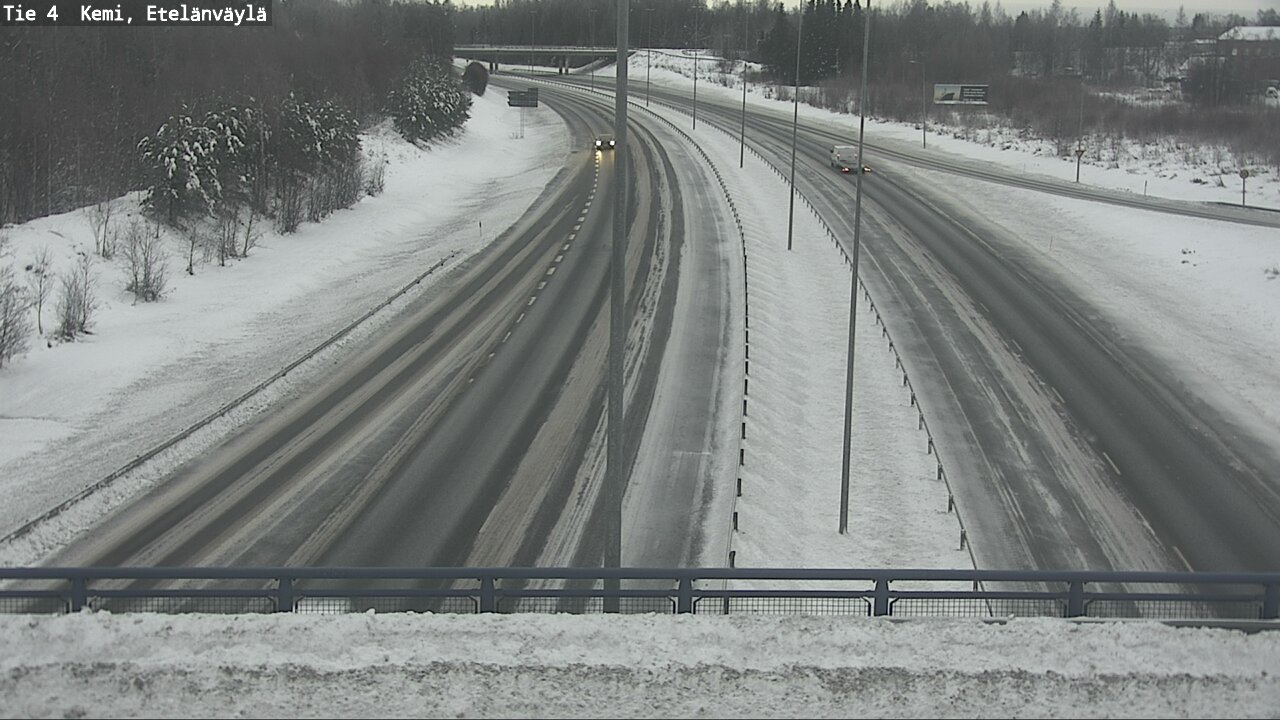Weather Camera Image Väg 4 Kemi, Etelänväylä, Kemi, Lappi
