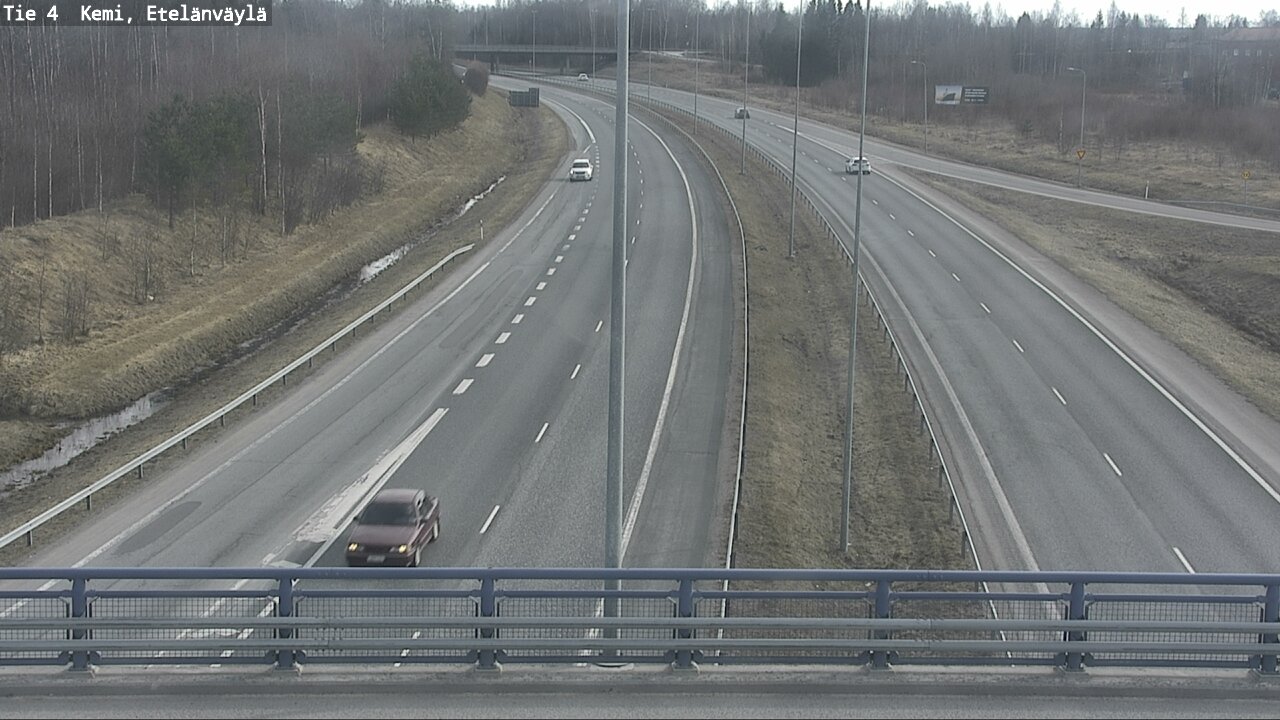 Weather Camera Image Väg 4 Kemi, Etelänväylä, Kemi, Lappi