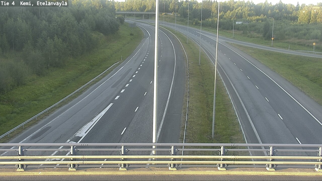 Weather Camera Image Road 4 Kemi, Etelänväylä, Kemi, Lappi