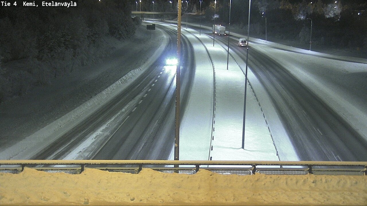 Kelikamerat Kuva Tie 4 Kemi, Etelänväylä, Kemi, Lappi