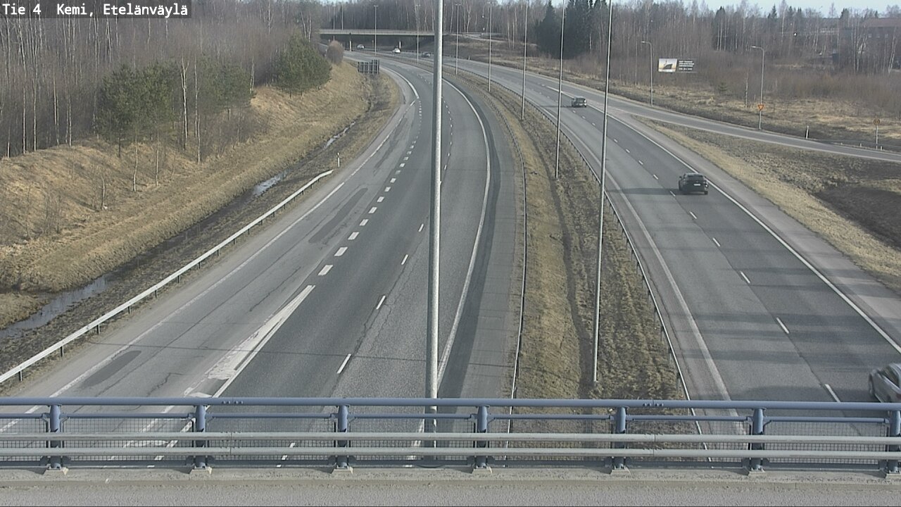Weather Camera Image Väg 4 Kemi, Etelänväylä, Kemi, Lappi