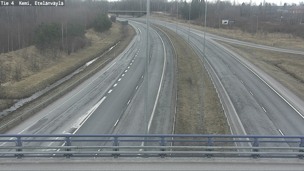 Weather Camera Image Väg 4 Kemi, Etelänväylä, Kemi, Lappi
