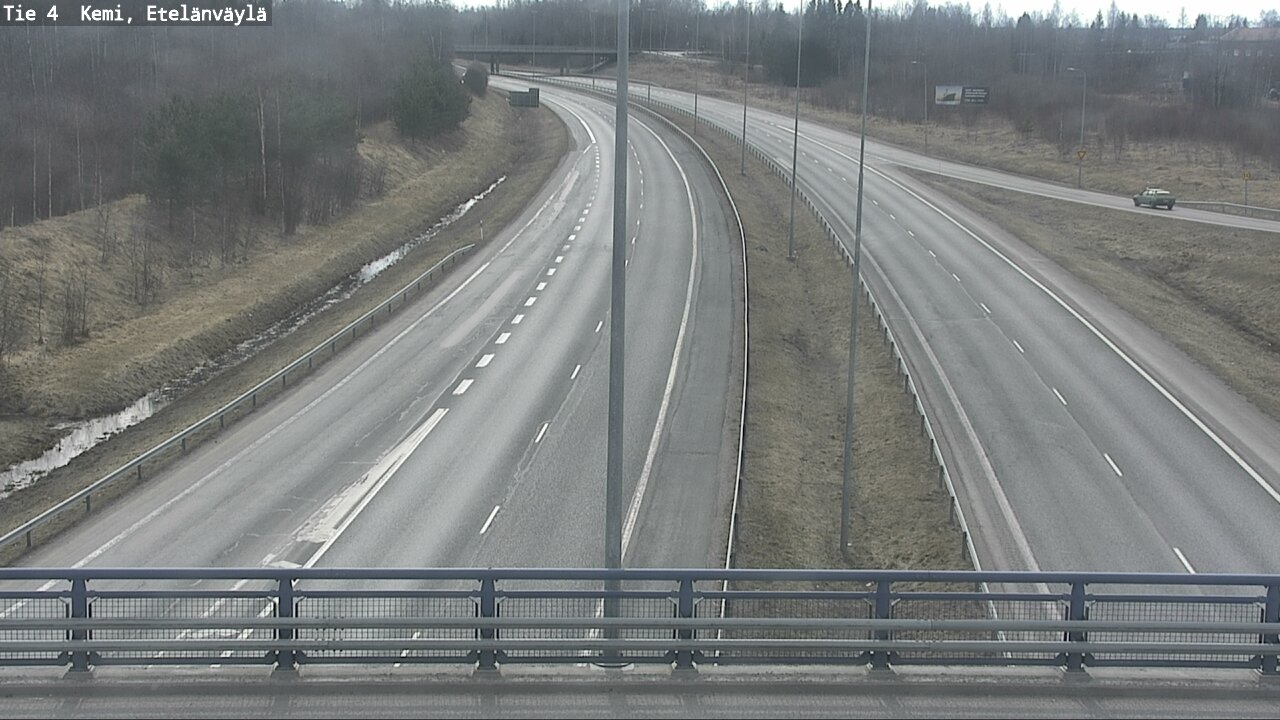 Weather Camera Image Väg 4 Kemi, Etelänväylä, Kemi, Lappi