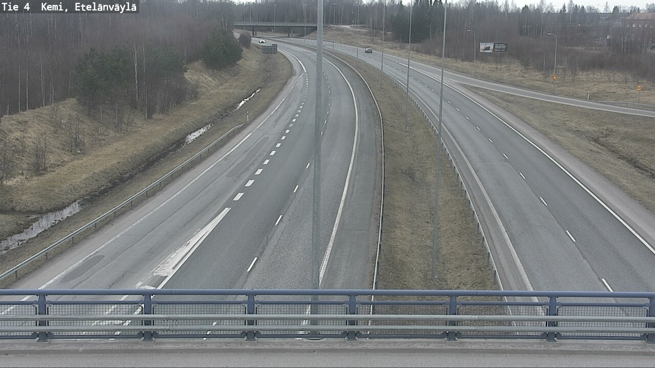 Weather Camera Image Road 4 Kemi, Etelänväylä, Kemi, Lappi