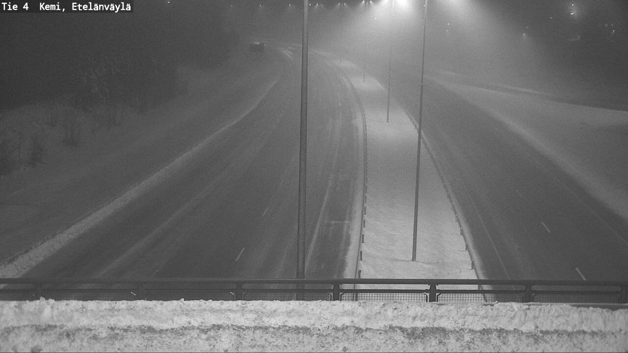 Weather Camera Image Road 4 Kemi, Etelänväylä, Kemi, Lappi