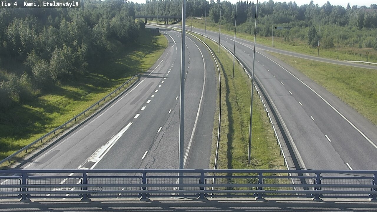 Weather Camera Image Väg 4 Kemi, Etelänväylä, Kemi, Lappi
