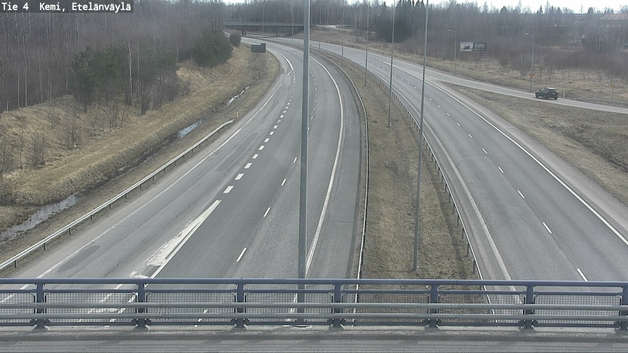 Weather Camera Image Väg 4 Kemi, Etelänväylä, Kemi, Lappi
