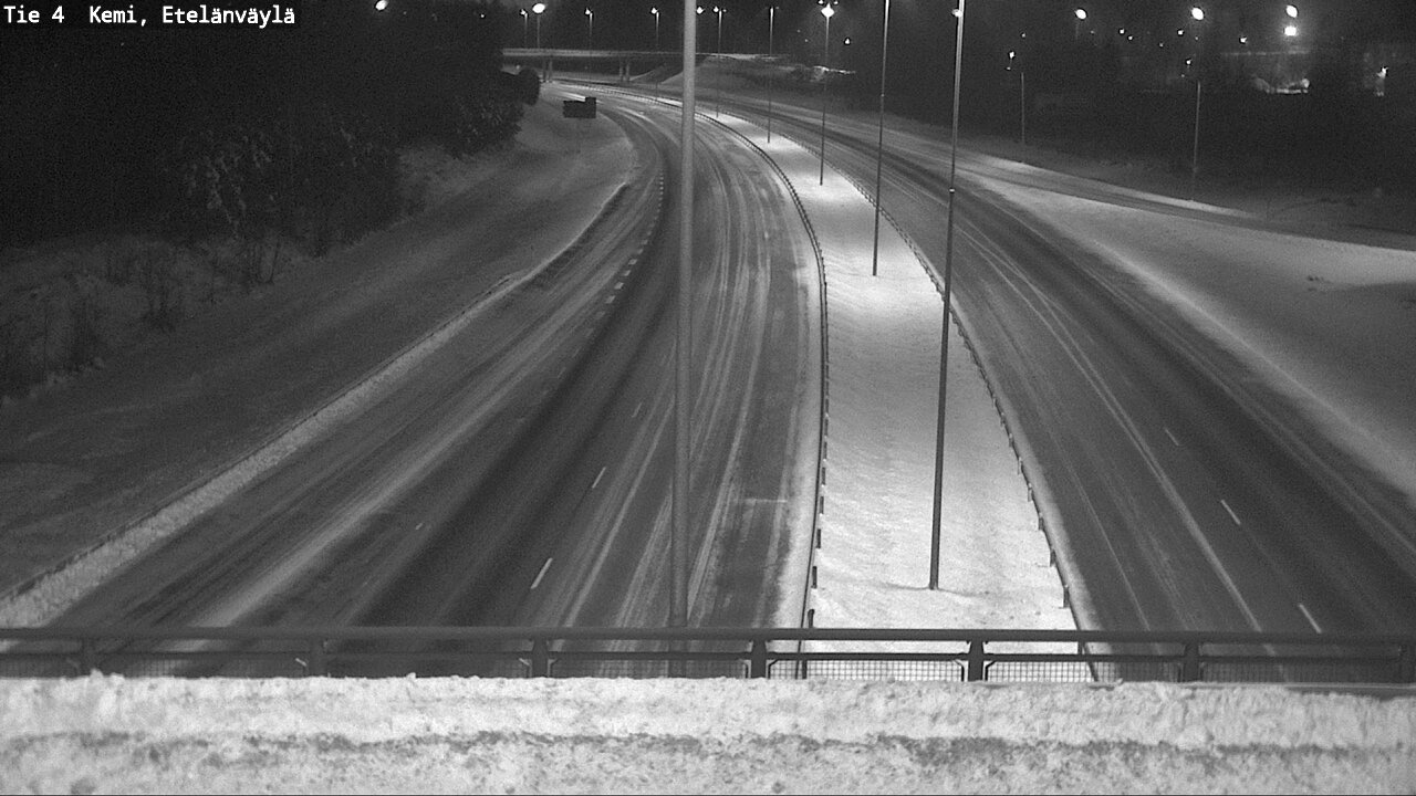 Weather Camera Image Road 4 Kemi, Etelänväylä, Kemi, Lappi