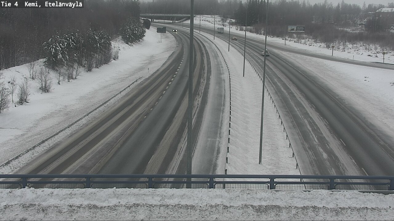 Weather Camera Image Väg 4 Kemi, Etelänväylä, Kemi, Lappi