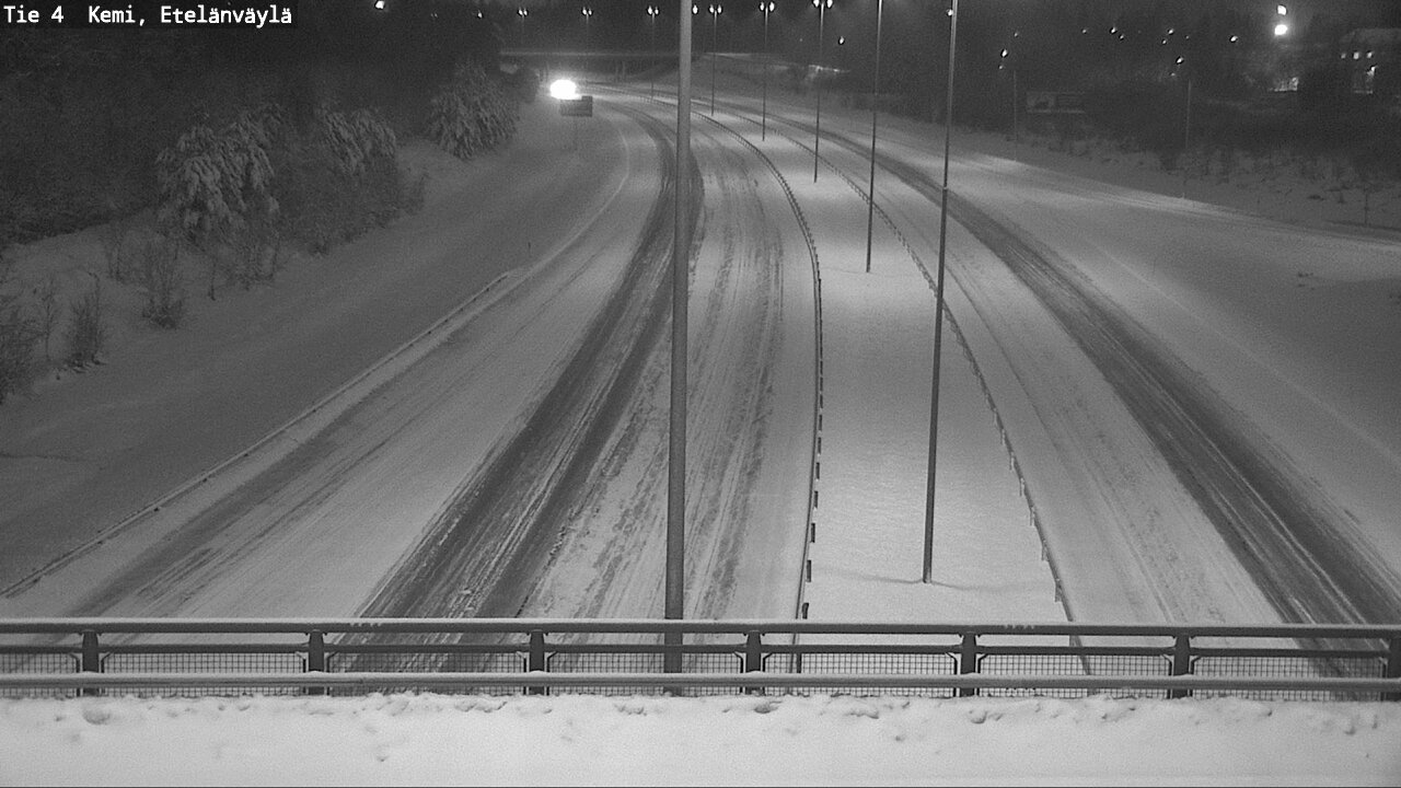 Kelikamerat Kuva Tie 4 Kemi, Etelänväylä, Kemi, Lappi