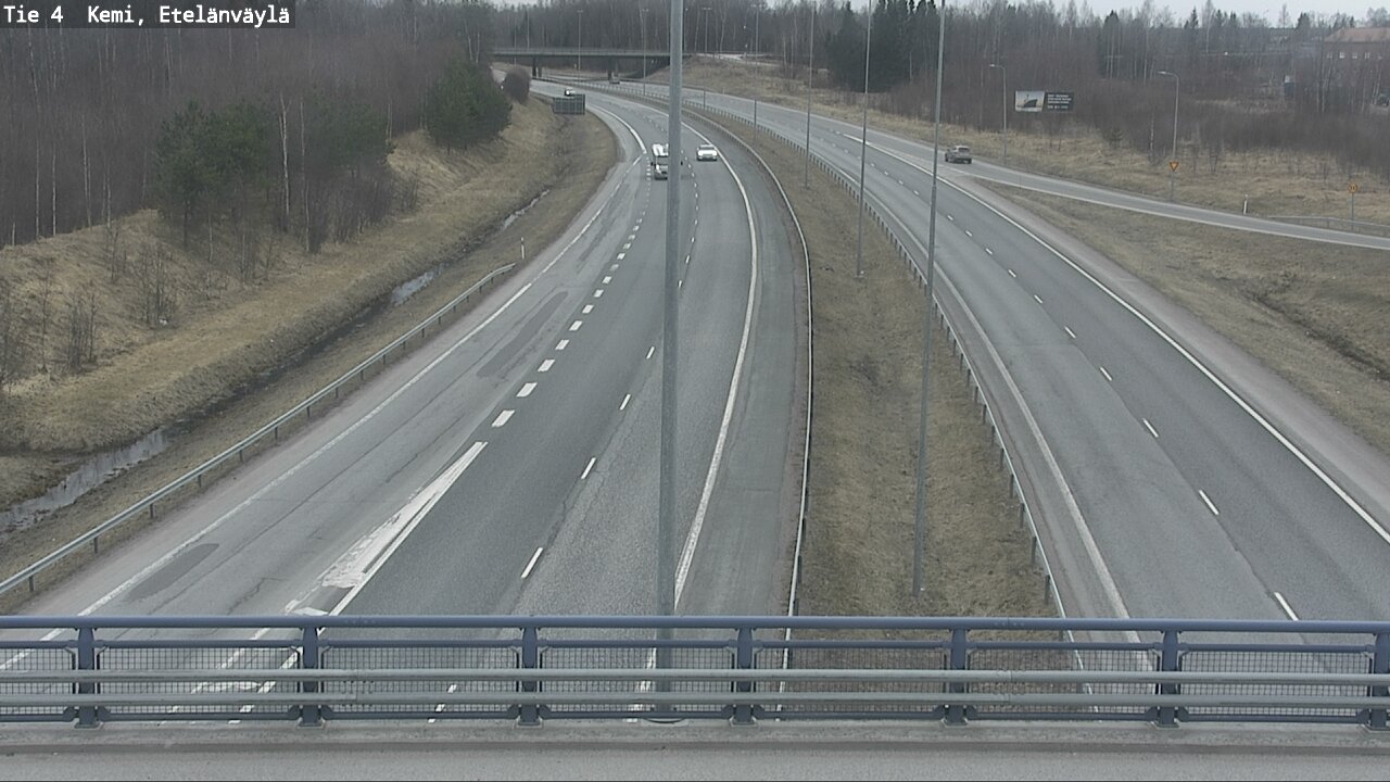 Weather Camera Image Road 4 Kemi, Etelänväylä, Kemi, Lappi
