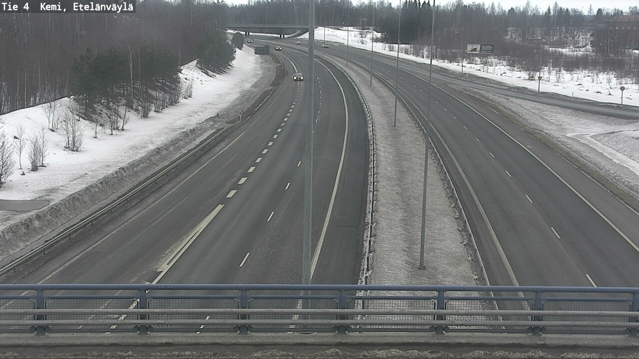 Kelikamerat Kuva Tie 4 Kemi, Etelänväylä, Kemi, Lappi