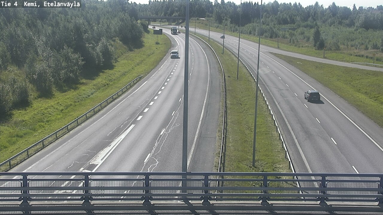 Kelikamerat Kuva Tie 4 Kemi, Etelänväylä, Kemi, Lappi