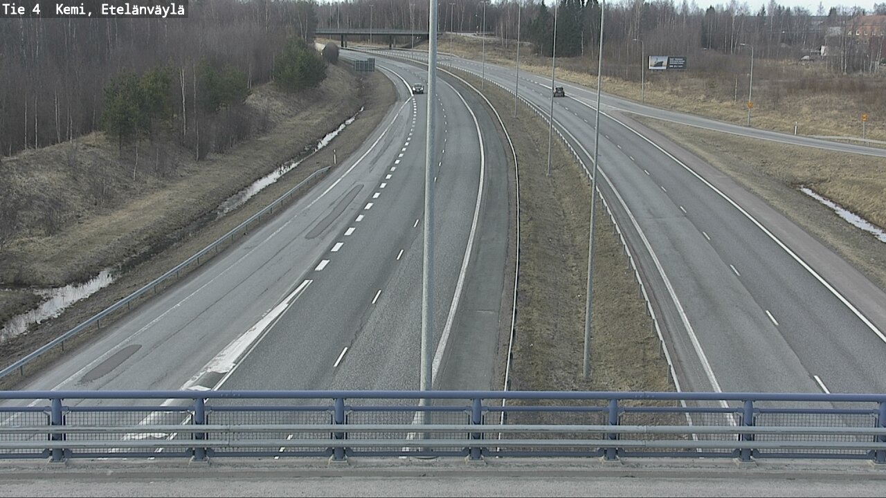 Weather Camera Image Road 4 Kemi, Etelänväylä, Kemi, Lappi