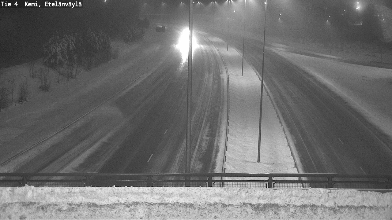 Weather Camera Image Road 4 Kemi, Etelänväylä, Kemi, Lappi