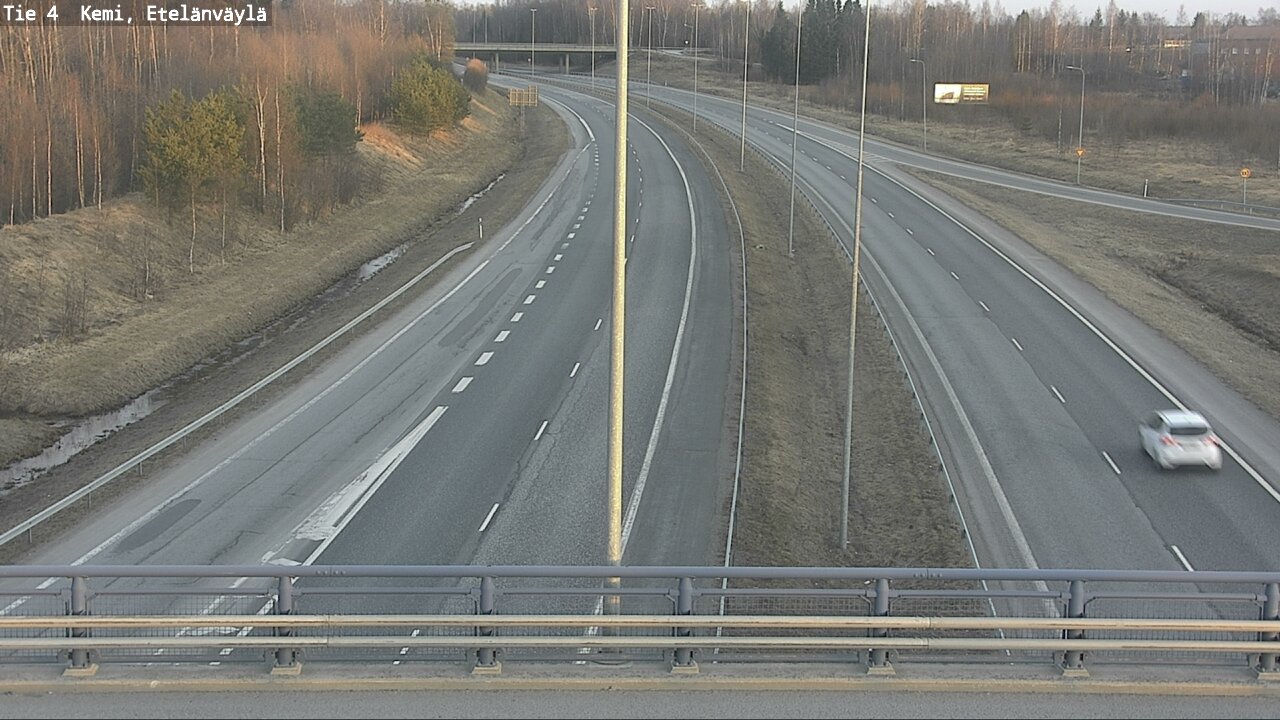 Weather Camera Image Väg 4 Kemi, Etelänväylä, Kemi, Lappi
