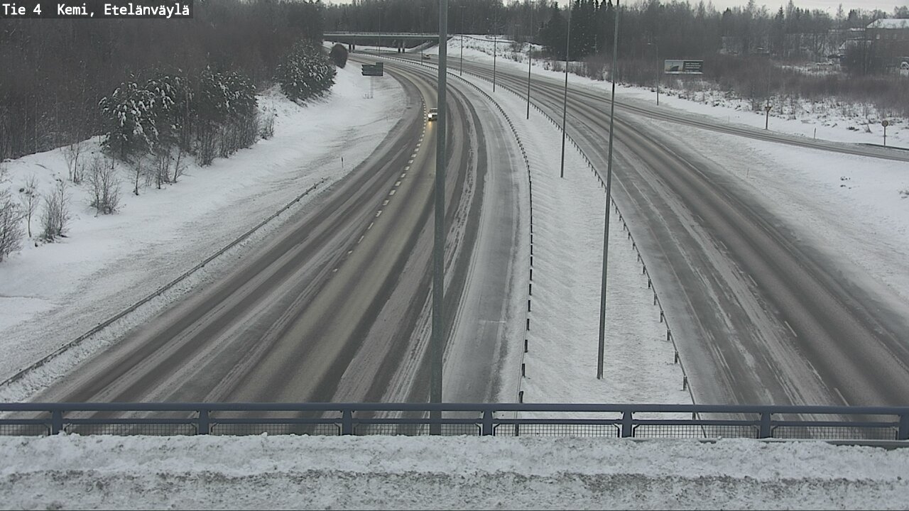 Weather Camera Image Väg 4 Kemi, Etelänväylä, Kemi, Lappi