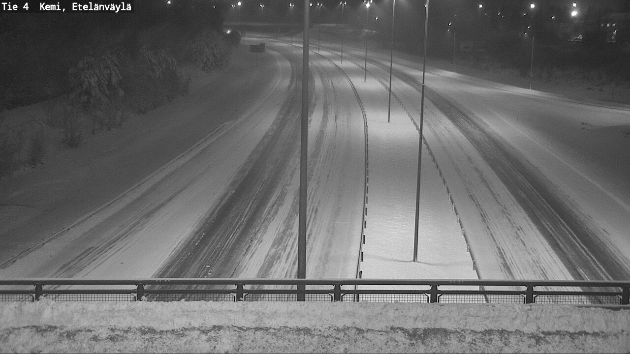 Kelikamerat Kuva Tie 4 Kemi, Etelänväylä, Kemi, Lappi