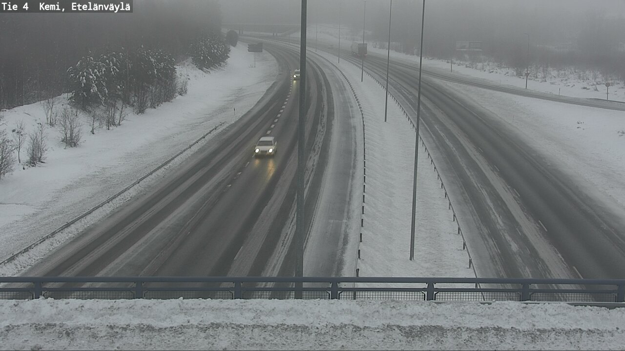 Weather Camera Image Väg 4 Kemi, Etelänväylä, Kemi, Lappi