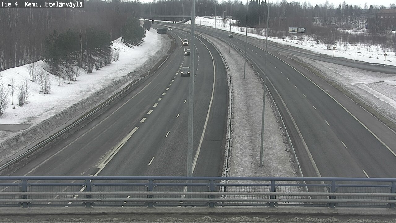Kelikamerat Kuva Tie 4 Kemi, Etelänväylä, Kemi, Lappi