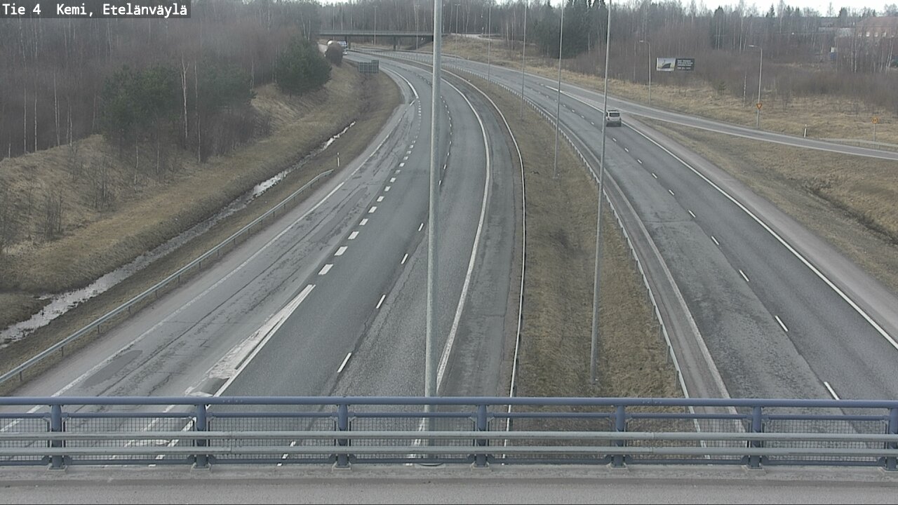 Weather Camera Image Väg 4 Kemi, Etelänväylä, Kemi, Lappi