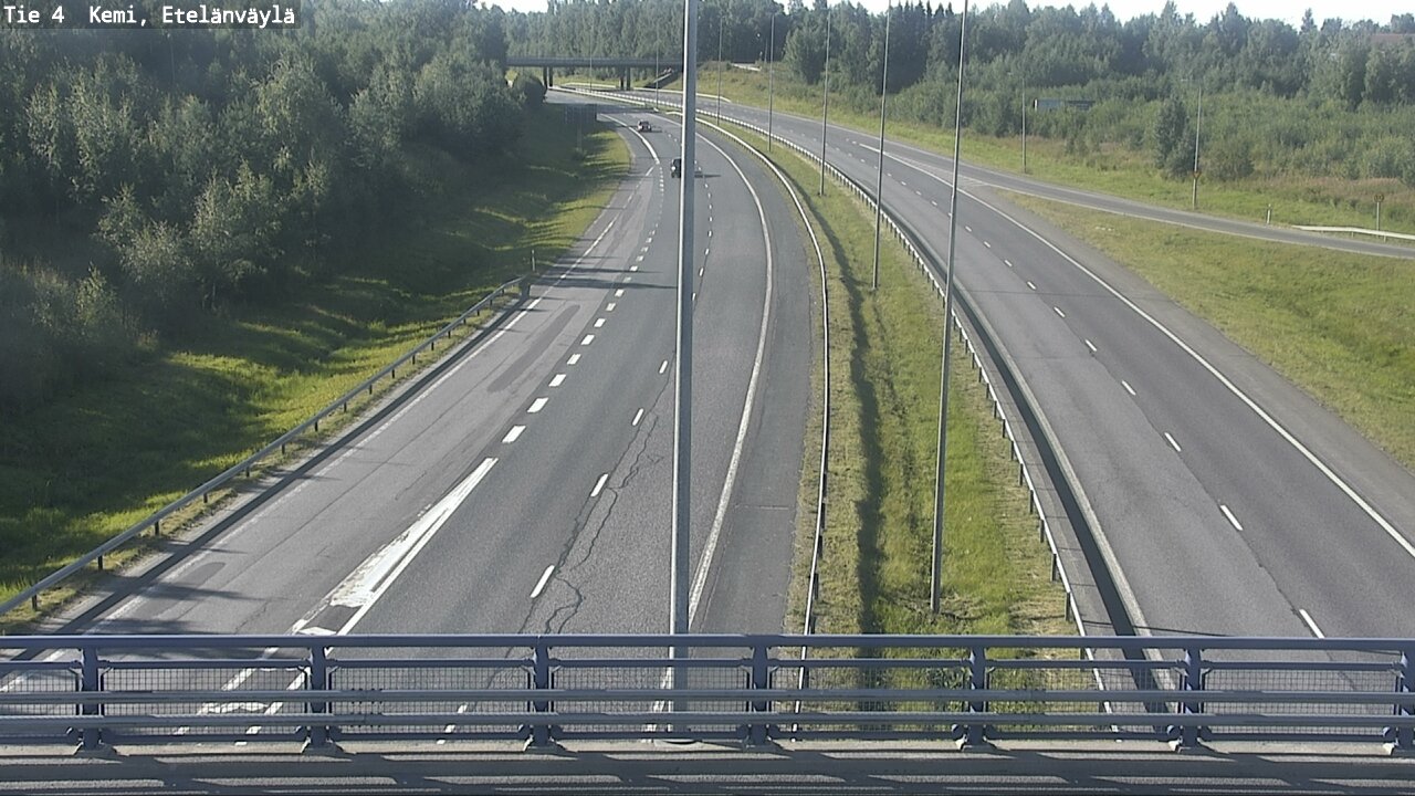 Weather Camera Image Road 4 Kemi, Etelänväylä, Kemi, Lappi
