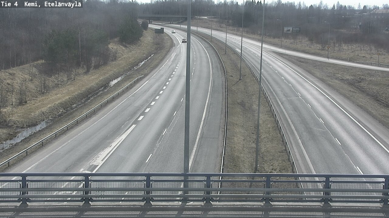 Weather Camera Image Väg 4 Kemi, Etelänväylä, Kemi, Lappi