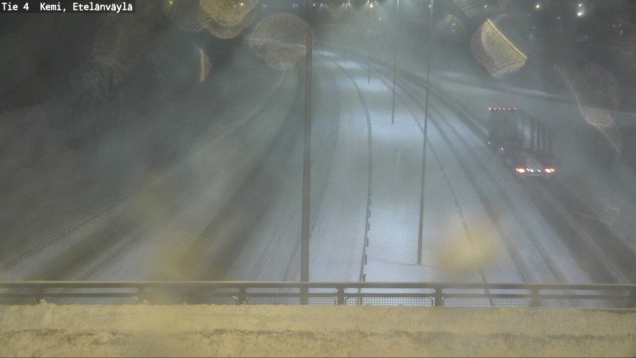 Weather Camera Image Road 4 Kemi, Etelänväylä, Kemi, Lappi