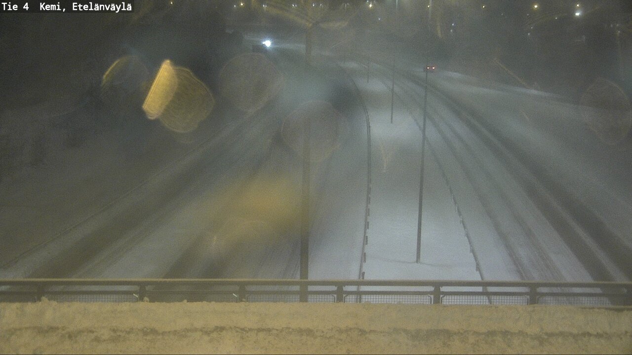 Weather Camera Image Road 4 Kemi, Etelänväylä, Kemi, Lappi