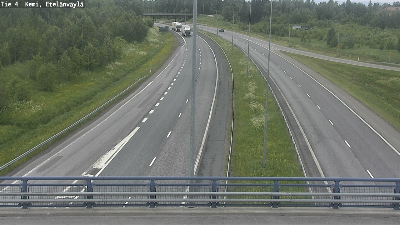 Weather Camera Image Väg 4 Kemi, Etelänväylä, Kemi, Lappi