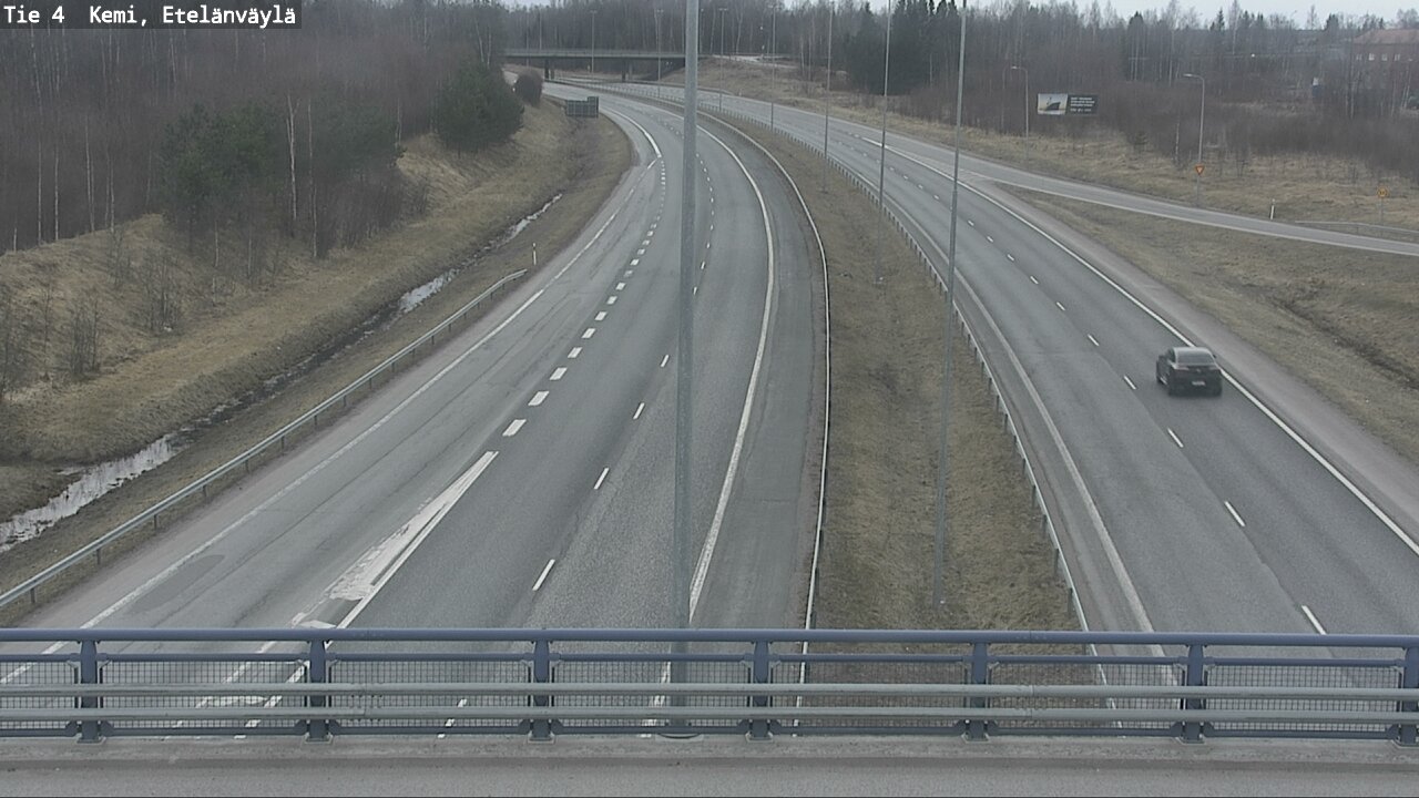 Weather Camera Image Road 4 Kemi, Etelänväylä, Kemi, Lappi