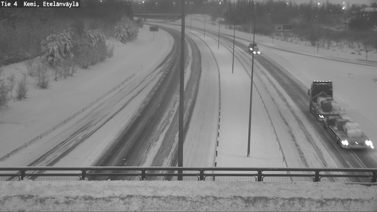 Kelikamerat Kuva Tie 4 Kemi, Etelänväylä, Kemi, Lappi