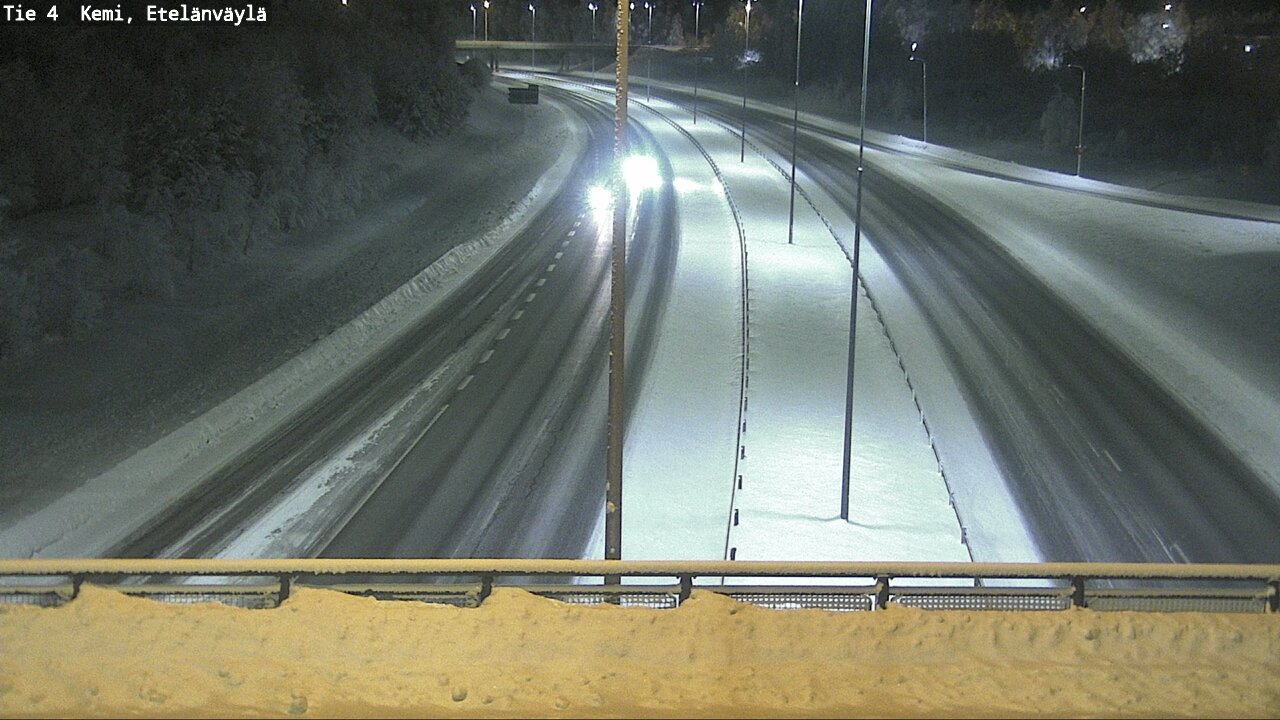 Kelikamerat Kuva Tie 4 Kemi, Etelänväylä, Kemi, Lappi