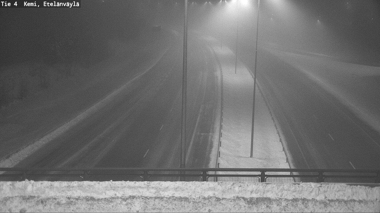 Weather Camera Image Road 4 Kemi, Etelänväylä, Kemi, Lappi