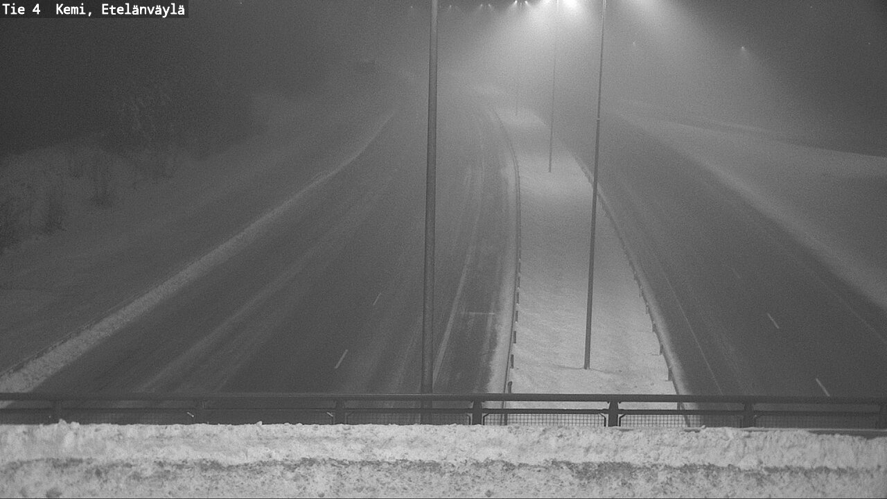 Weather Camera Image Road 4 Kemi, Etelänväylä, Kemi, Lappi