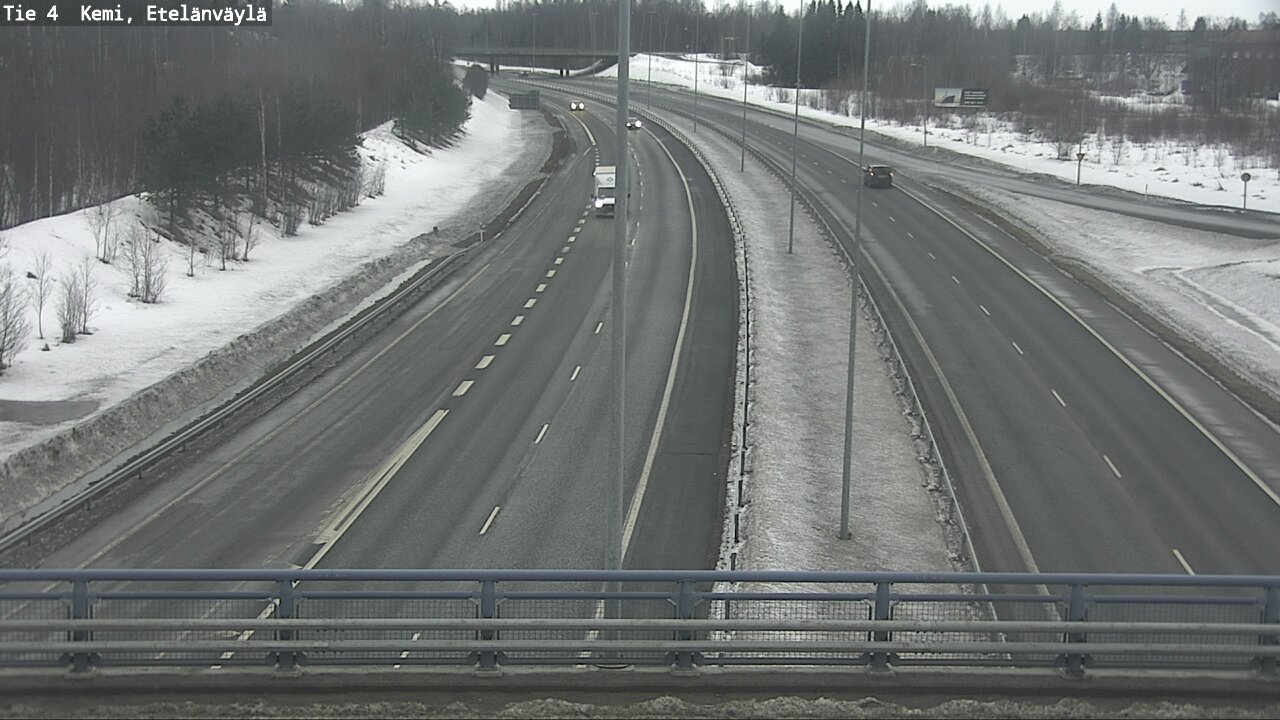 Kelikamerat Kuva Tie 4 Kemi, Etelänväylä, Kemi, Lappi