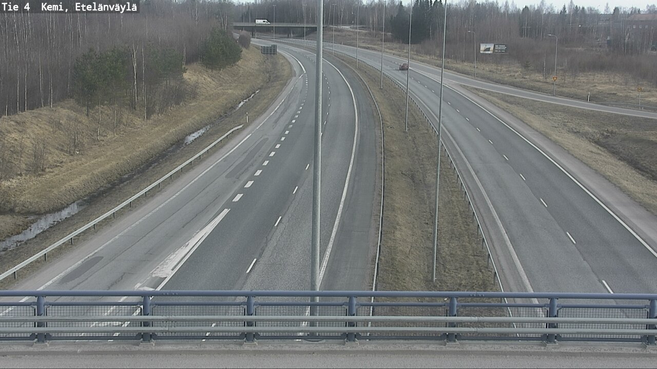 Weather Camera Image Väg 4 Kemi, Etelänväylä, Kemi, Lappi