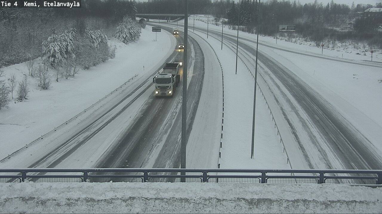 Kelikamerat Kuva Tie 4 Kemi, Etelänväylä, Kemi, Lappi
