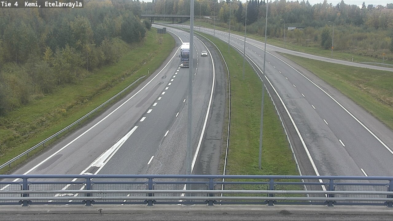 Kelikamerat Kuva Tie 4 Kemi, Etelänväylä, Kemi, Lappi